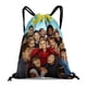 thumbnail image 1 of Glee Fox Mochila de Cuerdas para Deportes y Gimnasio, Bolsa de Cuerdas Resistente al Agua, Bolsa Cinch, 30×40cm, 1 of 6