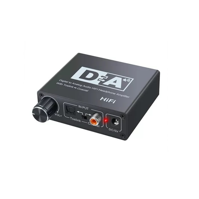 Master Prox - Conversor De Audio Digital Hifi Óptico A Rca Y 3.5mm 192khz
