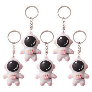 Bothyi - 5 Uds Llavero De Astronauta Llavero Único De Astronauta Para El Día De San Valentín Familiar Rosa