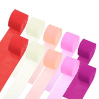 Cinta De Papel Crepé Uxcell Multicolor 1.8 In X 25 M