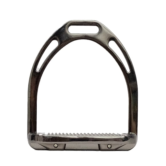Estribos TuffRider de aluminio, 4,5 cm, color negro