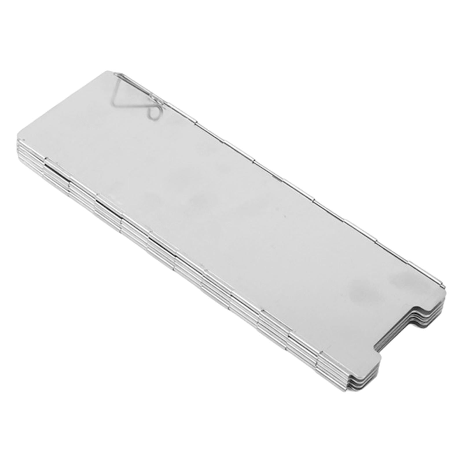 Magideal - Estufa De Camping Parabrisas Aleación De Aluminio Quemador De Gas Protector De Viento Estufa De Gas Parabrisas Estufa De Campamento Protector De Vient 8 Platos