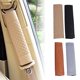 thumbnail image 2 of Xiao Hua 1 Par de Fundas Protectoras de Cinturón de Seguridad de Auto a la Moda, Funda de Cojín de Hombro de Cinturón de Seguridad de Auto de Cuero Sintético, Negro, 2 of 4