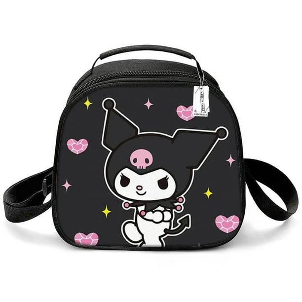 Cartoon cute portable lunch bag for primary and secondary school students Kuromi Kuromi children's ice bag insulation bag