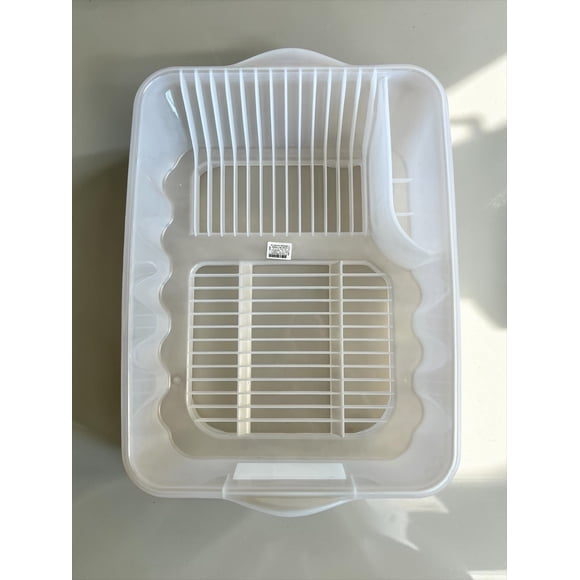Escurridor Platos Plastico Blanco