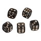 thumbnail image 2 of 5pcs Skull Dice 6-Sided KTV Entertainment Game Pool Toys Favor Props Silver, 2 of 5
