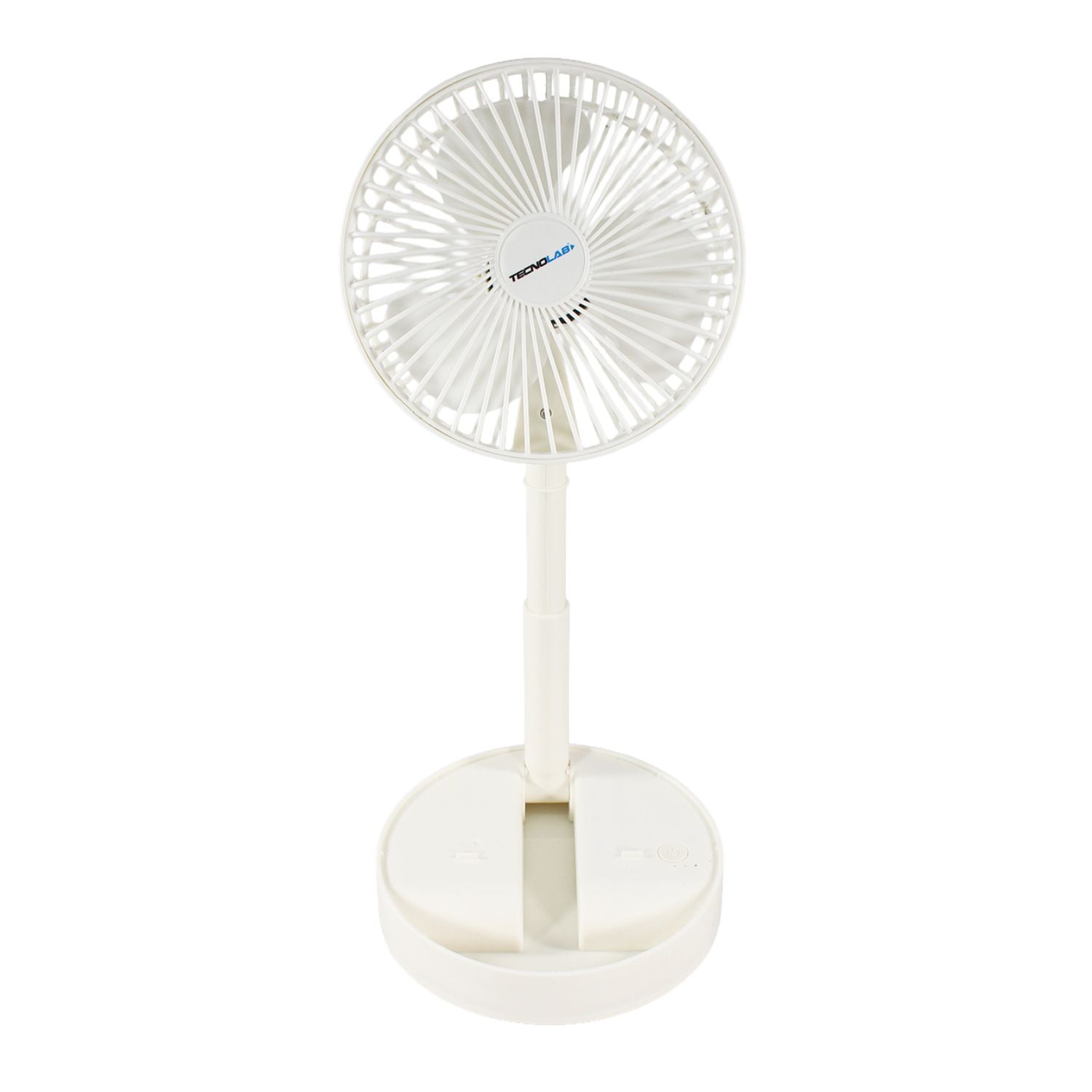 Tecnolab - Ventilador Mini Usb Con Pedestal Blanco Frescura Portátil - Ps