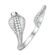 thumbnail image 1 of Anillo serpiente cobra ajustable plata 925, 1 of 3