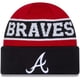 thumbnail image 1 of Gorro de Punto Reversible con Puño New Era Atlanta Braves en Azul Marino, 1 of 2