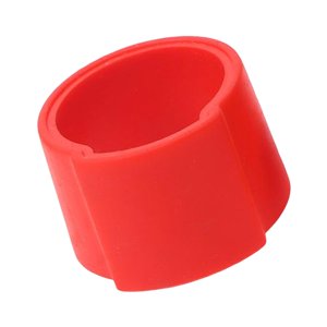 Magideal - Clip De Sujeción De Saxofón De Silicona Portátil Accesorios Para Instrumentos Musicales Ligadura De Boquilla De Saxofón Duradera Para Rendimiento Rojo