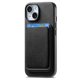 thumbnail image 5 of Funda de Cuero Magnética con Tarjetero para iPhone 14 Cubierta Delgada Negro, 5 of 5
