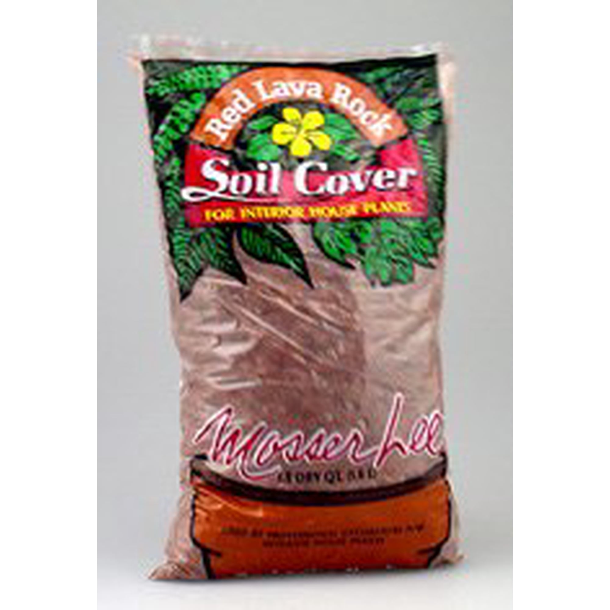 Cubierta De Suelo Mosser Lee Red Lava Rock Para Jardinería