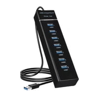 Genérico - Hub Usb 3.0 De 7 Puertos Y Cable De 120Cm
