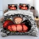thumbnail image 1 of One-Punch Man Saitama Bedding Set Duvet Cover Comforter Pillowcase Boys Girls Adults Bedroom Bed Sheets, 1 of 5