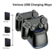 thumbnail image 3 of Base de Carga Doble AARONMEI para Controlador PS4/Slim/PRO Negro, 3 of 3