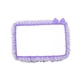 thumbnail image 2 of Marco De Pantalla De Computadora, Cubierta De Borde, Funda Protectora De Tela De Encaje Con Lazo De 17 A 22 Pulgadas, Violeta, 2 of 3