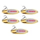 thumbnail image 2 of 5x Cucharas De Pesca Verticales Duros Spinnerbaits Cebos Para Lubina Agua Dulce Agua Salada Oro 10g, 2 of 5
