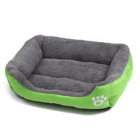 Genérico - Cama Ultrasuave Para Mascotas Verde Talla M 54Cm X 42Cm