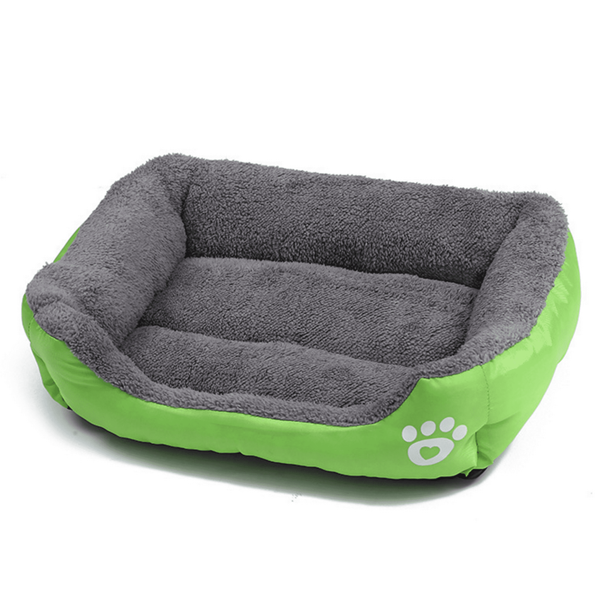 Genérico - Cama Ultrasuave Para Mascotas Verde Talla Xl 80cm X 60cm