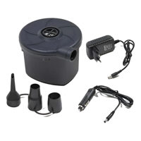 Genérico - Inflador Eléctrico Multifuncional Para 220V/12V Negro