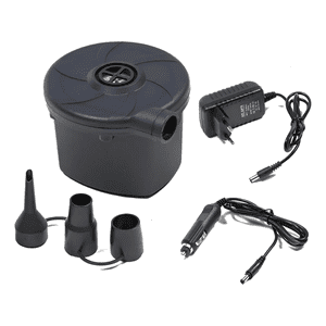 Genérico - Inflador Eléctrico Multifuncional Para 220V/12V Negro