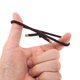 thumbnail image 4 of Unique Bargains 1 Pc Estilo Clásico Anudado Cuerda para el Cabello Scrunchies Negro, 4 of 5