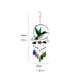 thumbnail image 2 of Colgante Jardín Colibrí Arco Iris Vidrio Y Cobre, 2 of 9