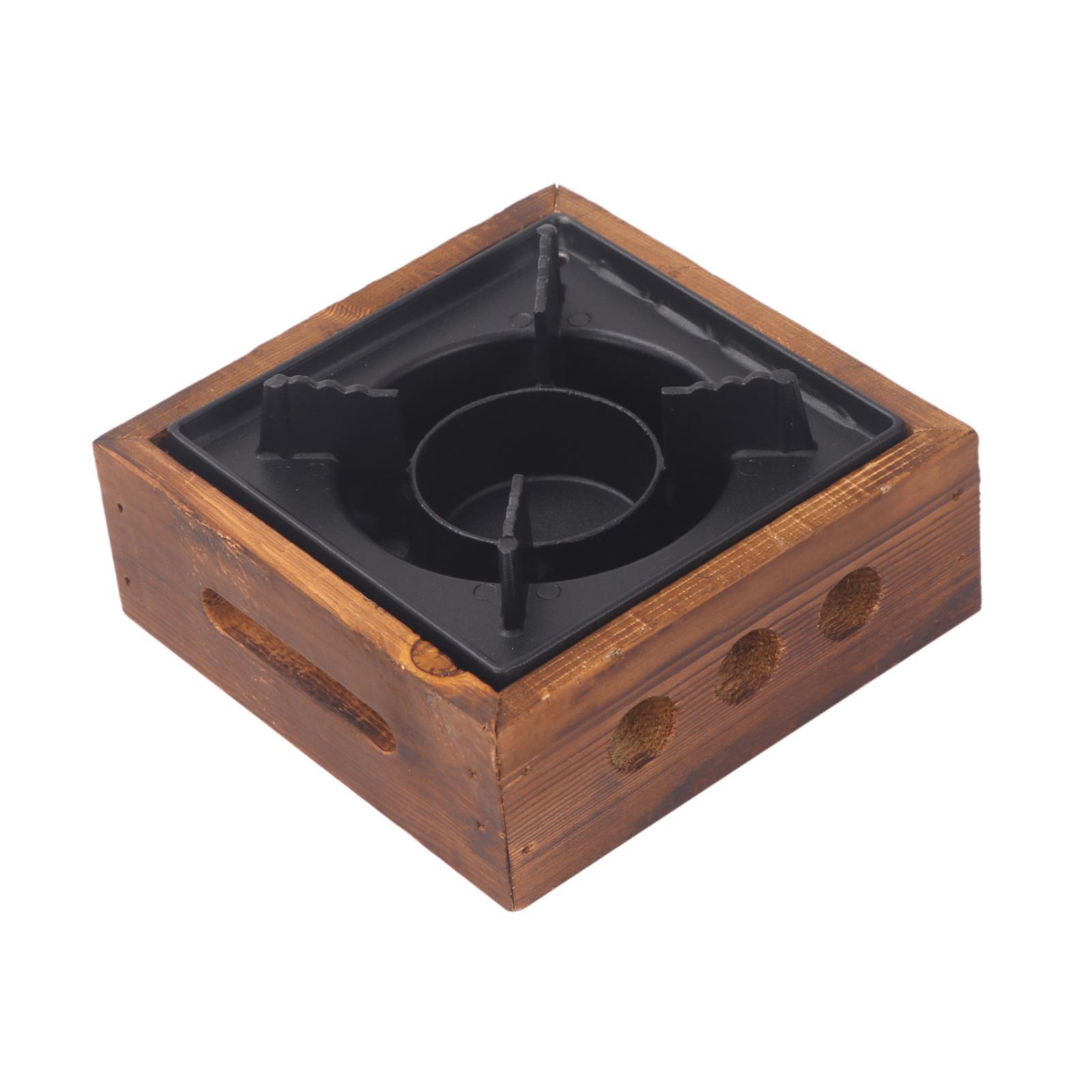 Magideal - Quemador De Horno De Alcohol, Quemador De Calefacción De Mesa, Estufas De Alcohol Sólido Portátiles, Quemador De Alcohol Para Pícnic Al Aire Libre, Ba 16X16Cm