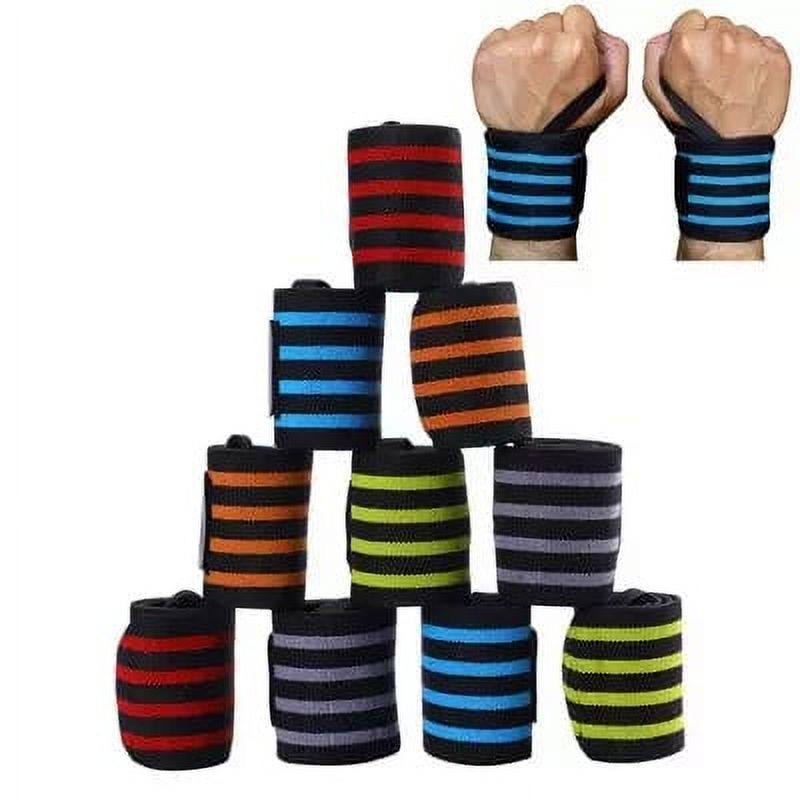 Inaltum Fitness - Par Muñequera Crossfit Con Velcro - Gym Calistenia Gimnasia