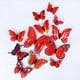 thumbnail image 1 of 12pcs 3d Three-dimensional Double-layer Simulation Butterfly Stickers, Creative Simulation Butterfly Refrigerator Self-adhesive Sticker Magnet With Glue Sticker, Wardrobe Sticker, 1 of 5