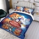 thumbnail image 3 of Los Aristogatos Conjunto de sábanas temático, trío de piezas, cómodo y amigable con la piel, diseño único, regalo de decoración para el hogar para familiares, amigos y fans, 90 cm * 190 cm, 3 of 6