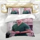 thumbnail image 5 of Dwayne Johnson Conjunto de sábanas temático, trío de piezas, cómodo y amigable con la piel, diseño único, regalo de decoración para el hogar para familiares, amigos y fans, 90 cm * 190 cm, 5 of 6