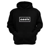 Genérico - Polerón Canguro Oasis Negro Talla Xs Unisex