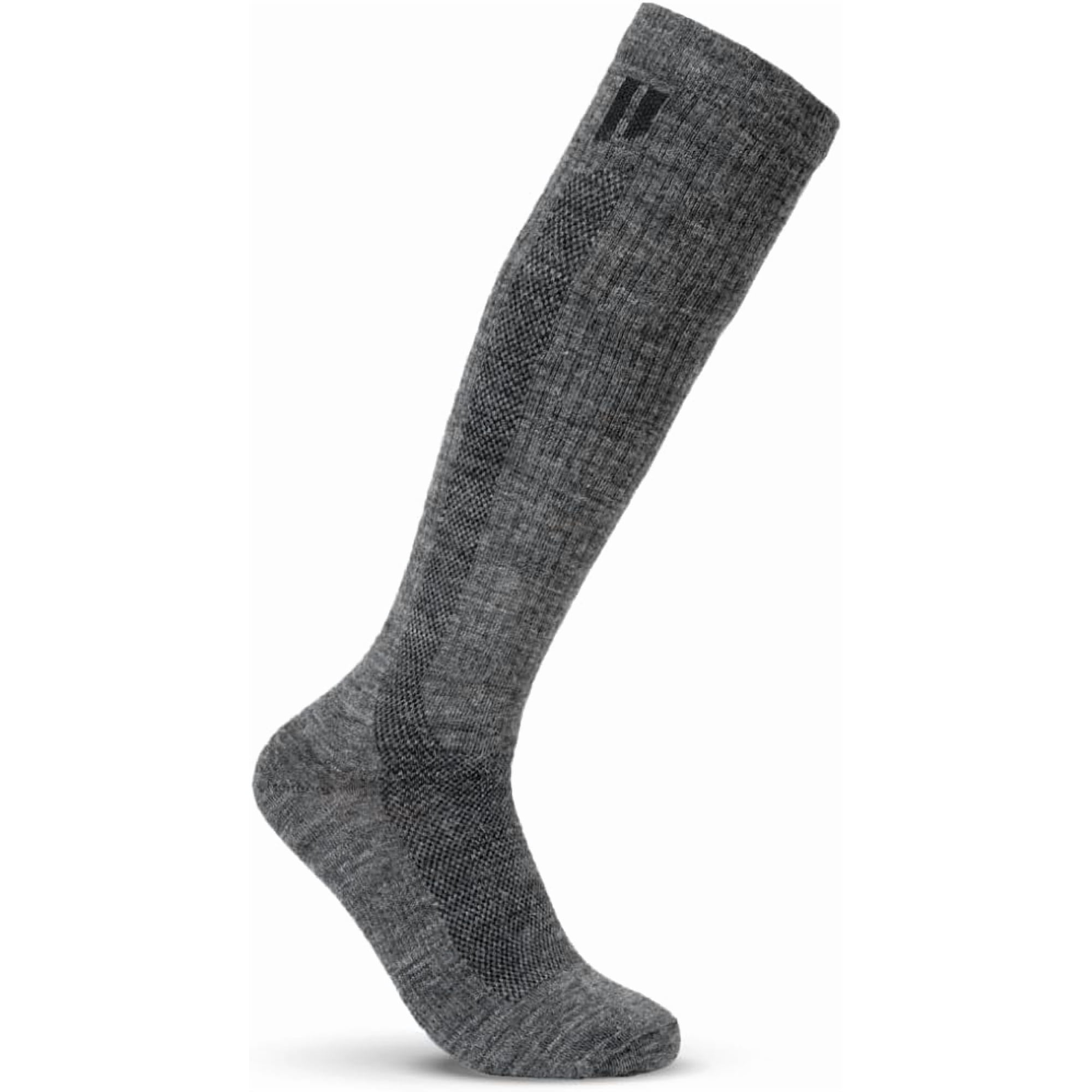 Calcetines De Compresión Hollow De Lana De Alpaca Para Hombre Y Mujer, Color Gris