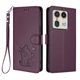 thumbnail image 1 of Funda de Gato tipo Libro para Motorola Edge 50 Ultra 5G, Morado Oscuro, 1 of 6