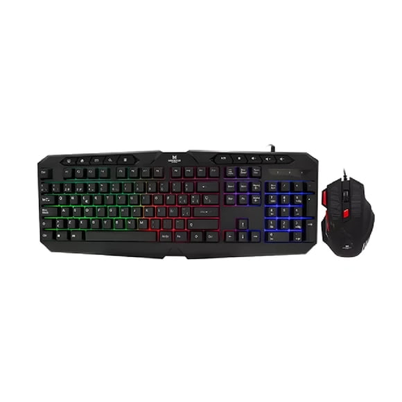 Kit Gamer Monster Games Initiation 2 en 1 Teclado + Mouse RGB