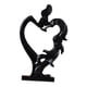 thumbnail image 3 of Figura De Pareja Besándose Estilo Nórdico Negro, 3 of 3