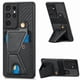 thumbnail image 1 of Funda Resistente para Samsung Galaxy S21 Ultra con Tarjetero y Soporte, Diseño Magnético Negro, 1 of 5