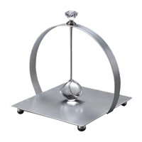 Magideal - Dispensador De Pañuelos Con Soporte Para Servilletas Plano, Mesas De Almacenamiento, Dispensador De Servilletas De Hierro Con Brazo Con Peso Para Mesa Argén