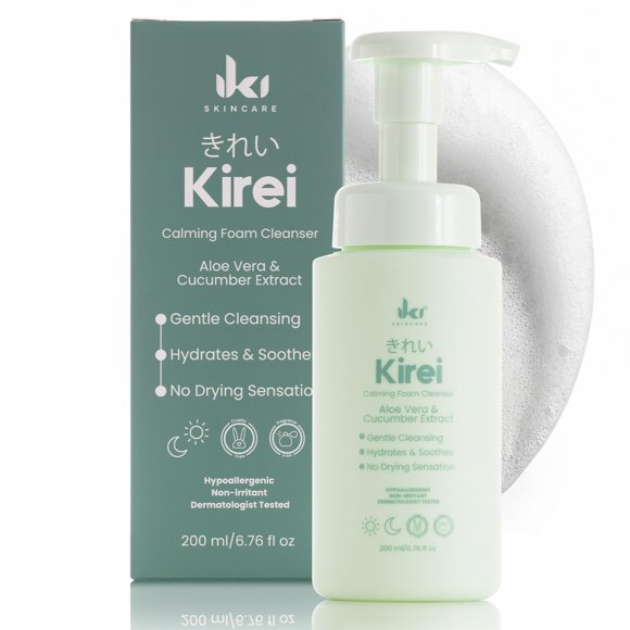 Limpiador Facial IKI Skincare Kirei Espuma Calmante 200 ml