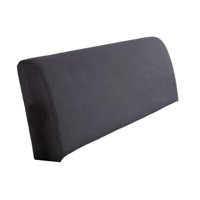 Bothyi - Funda De Cabecera De Cama Funda De Respaldo De Cama Extraíble Protector De Cabecera Elástico Gris