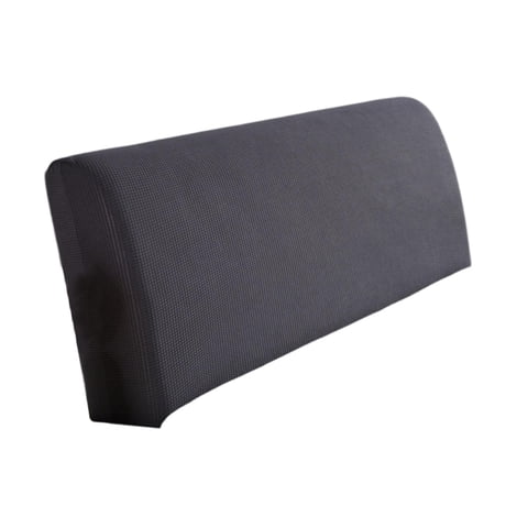 Bothyi - Funda De Cabecera De Cama Funda De Respaldo De Cama Extraíble Protector De Cabecera Elástico Gris