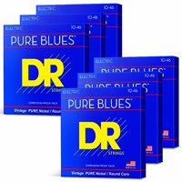 Cuerdas Para Guitarra Eléctrica Dr Strings Phr-10 Níquel Puro Paquete De 6