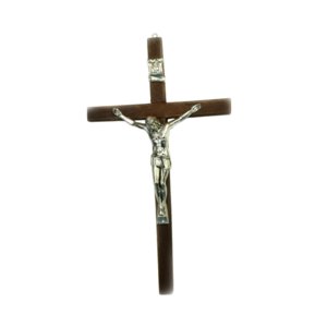 Magideal - Crucifijo De Pared De Madera, Escultura De Jesús, Cruz De Jesús De 12 Pulgadas, Adorno Colgante En La Pared Para Decoración Del Hogar, Oficina De Acci