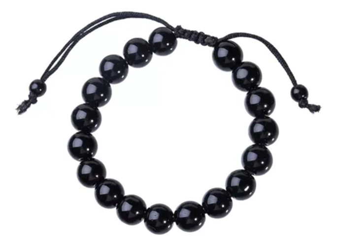 Genérico - Pulsera Turmalina Piedras Naturales Minimalista Unisex