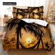 thumbnail image 1 of v47 Bed Sheets Printed Cotton Duvet Cover Sets Seascape Home Textile Kids, Adults Bed Set Queen Size Duvet Cover with Pillowcase Bedclothes 3-Piece Bedding Set (1 Duvet Cover + 2 Pillow Shams) Bed She, 1 of 5