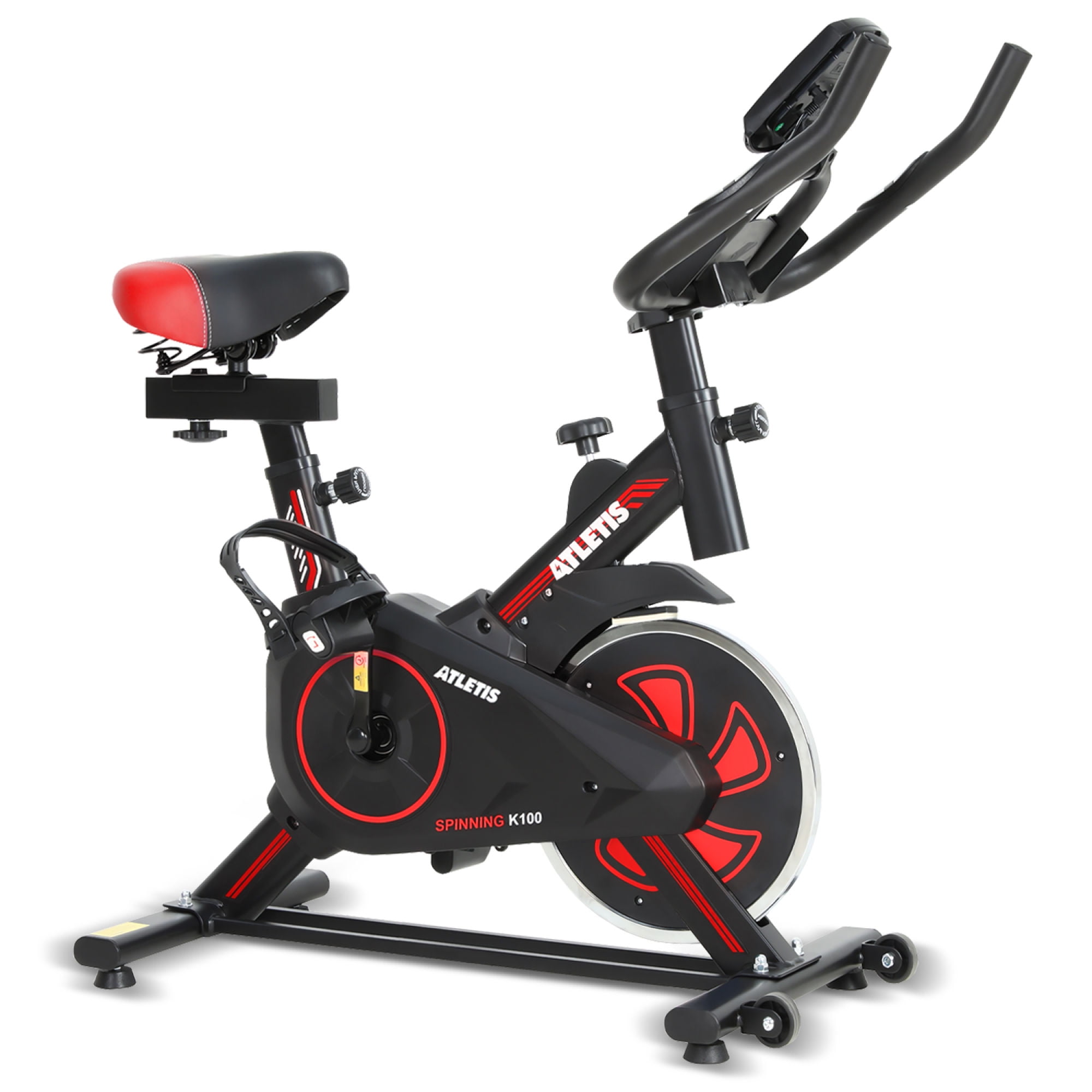 Bicicleta Spinning Atletis K100 Rojo 4 Kg