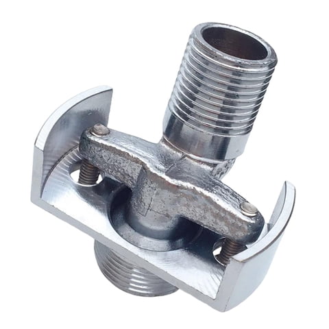 Magideal - Adaptador De Grifo De Ducha, Adaptador De Grifo De Bañera De Cobre, Fácil Instalación, Pie Curvo En Ángulo, Ángulo Ajustable, Montaje En Pared Para El Largo 24Mm