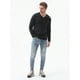 thumbnail image 2 of Polera Hombre Manga Larga Cuello V NEGRO Talla S, 2 of 3