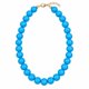 thumbnail image 2 of Collar Balloon Chicle Chunky De Cuentas Medianas Unisex celeste 22, 2 of 3